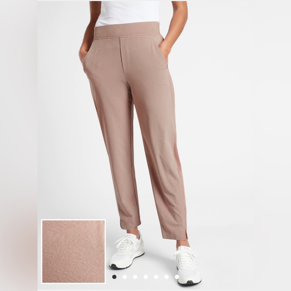 Athleta Brooklyn Textured Ankle Pants